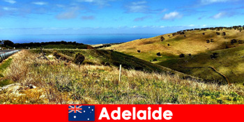 Chuyến đi đường dài cho khách du lịch đến Adelaide Úc trong thế giới tự nhiên tuyệt vời